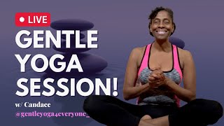 Gentle Yoga Session LIVE w/ @gentleyoga4everyone 🧘🏾‍♀️ | for Black Women Embracing Ease