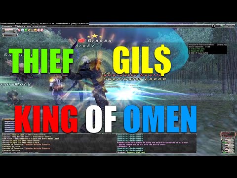 FFXI Make GIL in Omen All Regular Mobs Clear Thief Farming *FULL RUN*