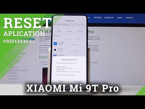 How to Reset App Preferences on XIAOMI Mi 9T Pro - Restore Original App Settings
