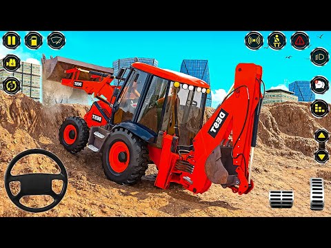 Real Construction Simulator 3D #3 - JCB Excavator Driving Game - Android Gameplay