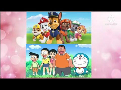 Paw patrol vs Doremon character comparison