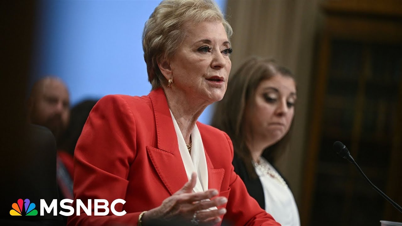 LIVE: Education Secy Linda McMahon testifies at Senate hearing