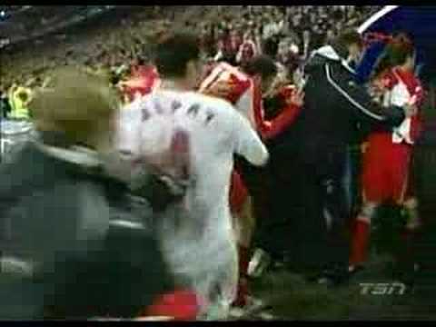 Football EURO 2008 Switzerland - Turkey (Old scores of 2005)