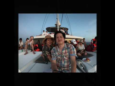 Fishing at catamaran