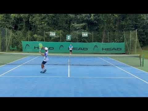 Marco Zorzetto college tennis recruiting video (March 2023)