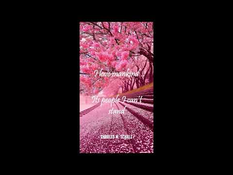 I love mankind - CHARLES M. SCHULZ #quotes #Funnyquotes #love #inspirational #lifequote