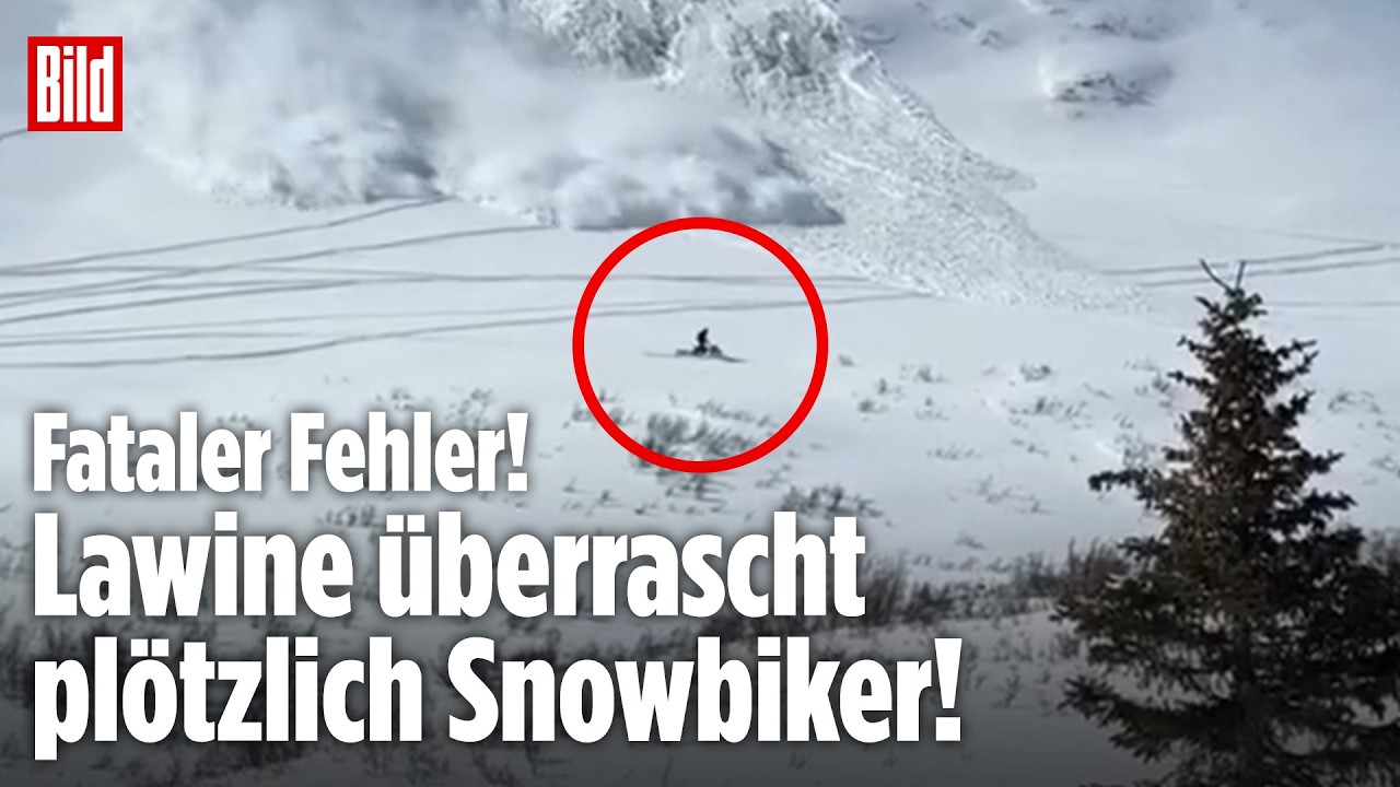 COLORADO: Wintersportler fast von gewaltiger Lawine verschluckt! Flucht vor den Schneemassen!