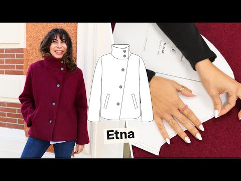 🧵 Sew the ETNA coat – Complete tutorial with Majam 🧥