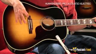 Video thumbnail for Gibson Hummingbird Pro Acoustic-Electric Guitar, demo'd by Don Ruffatto by Musician's Friend