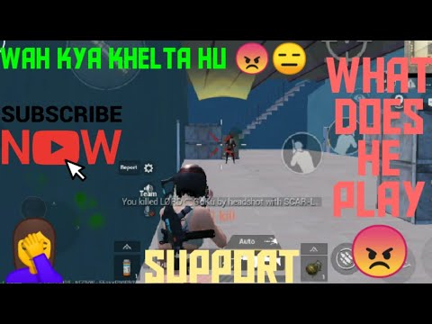 WHAT DOES HE PLAY.😡😑 | PUBG MOBILE PLAYER ||  Sad ||  Nokia 5 || BlackSoul Gaming
