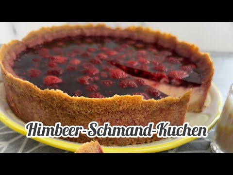 der leckerste Himbeer-Schmand-Kuchen | Himbeerkuchen | Schmandkuchen | leckeres Kuchenrezept