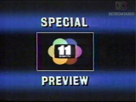 CHCH SPECIAL PREVIEW & 11 NEWS ROOM OPEN (FEBRUARY, 1986)