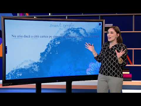 TeleŞcoala: Limba şi literatura română clasa a VIII-a – Fraza. Coordonarea (@TVR2)