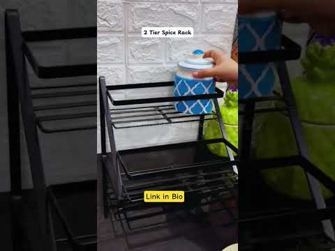 Kitchen Cabinet Rack Holder Spice 2-Tier