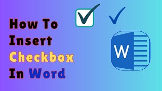 How to Insert Checkbox in Word