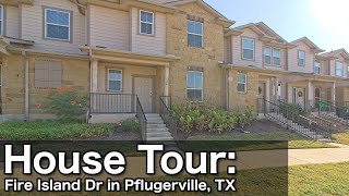 MLS House Tour: 126 Fire Island Dr in Pflugerville, TX - Open Floor Plan With A Large Kitchen Island