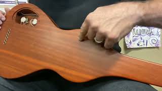 Video thumbnail for Chandler RH-2 Lap Steel quick demonstration Slide Blues in E by Mark "Nessie" Nesmith