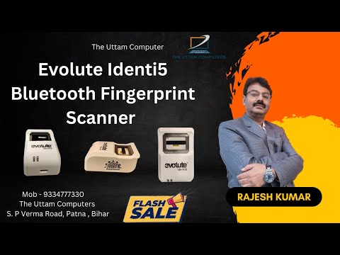 Evolute Identi5 Bluetooth Fingerprint Scanner
