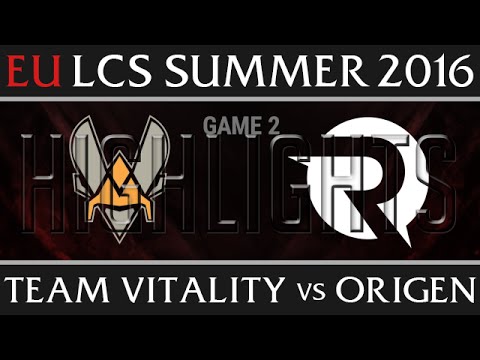 Vitality vs Origen Game 2 Highlights - EU LCS Week 2 Summer 2016 - VIT vs OG G2
