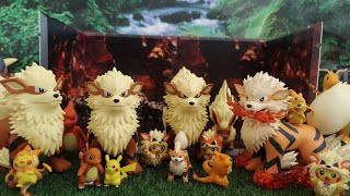 Arcanine Pokemon Scale World (1/20) Updates with Diorama Mansion (#072 Fire Cavern) Display
