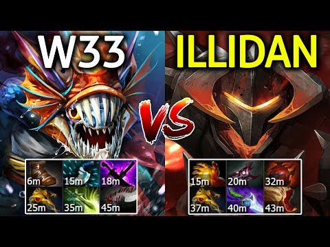 W33 [Slark] VS IllidanSTR [Chaos Knight] The MMR Assassin