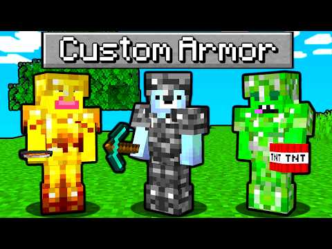 We Added CUSTOM ARMOR To Minecraft...