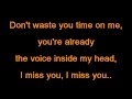 Blink 182 - I miss you lyrics 
