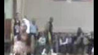 Swoop from the Wizards - HalfCourt, backwards, on knees