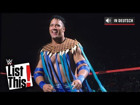 Die ersten 7 Gegner von The Rock - WWE List This! (DEUTSCH)