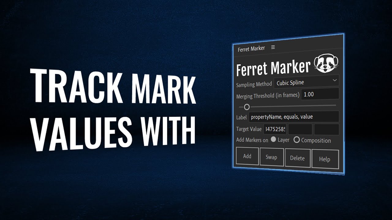 Ferret Marker for After Effects preview