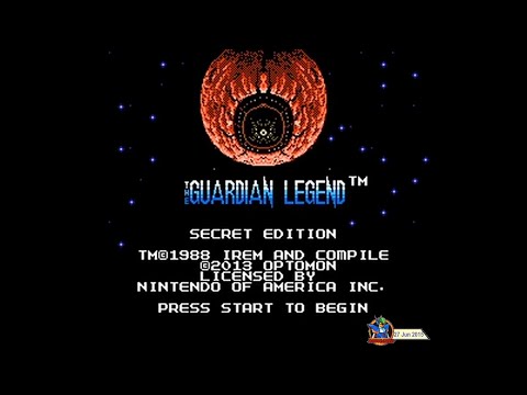 The Guardian Legend: Secret Edition v3.3 (2013, NES) - 1 of 9: Area 00 & 01 [720p60]