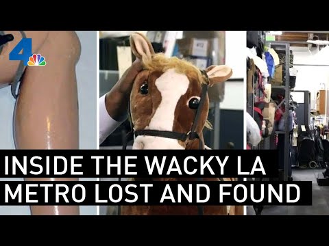 Inside the Metro Lost and Found Building Is a Wonderland of Baffling and Bizarre Things | NBCLA