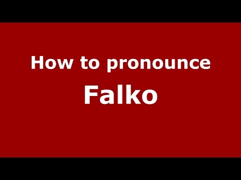 How to pronounce Falko (Germany/German) - PronounceNames.com