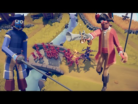 30 Fencer vs 3 Pirate | WHO WINS ?