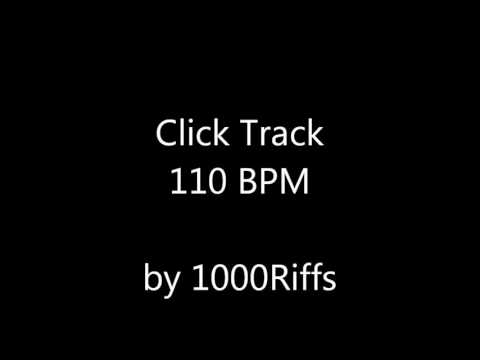 Click Track 110 BPM - Beats Per Minute