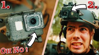 Airsoft Player breaks my GoPro !!!! Most INTENSE Game in Germany!