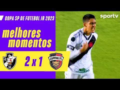 VASCO 2 X 1 CAPITAL-TO | MELHORES MOMENTOS | COPA SÃO PAULO DE FUTEBOL JR 2023 | sportv