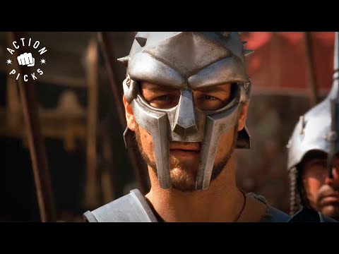 Maximus Fights In The Coloseum | Gladiator