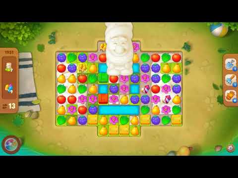 1951 Gardenscapes Hard Level  Прохождение Игры