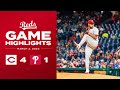 Reds vs. Phillies Game Highlights (4/3/24) | MLB Highlights