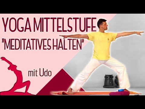 Yogastunde "Meditatives Halten" mit Udo  - Yoga Vidya Mittelstufe Live 16:15 Uhr 31.03.2021