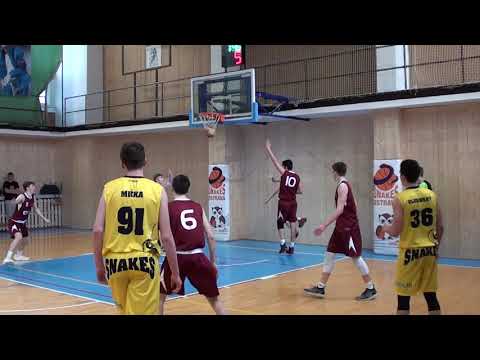 BK Snakes Ostrava U17 (24.2.2019) BK Snakes Ostrava - BA Nymburk 73:87