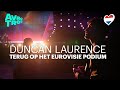 Duncan Laurence zingt You Never Walk Alone tijdens de finale van het Eurovisie Songfestival