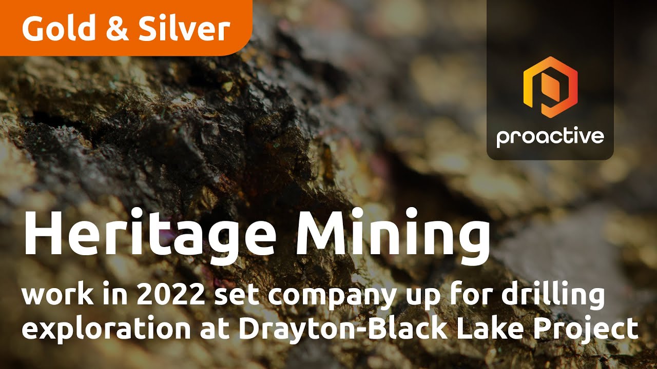 Heritage Mining work in 2022 set company up for drilling exploration at Drayton-Black Lake Project