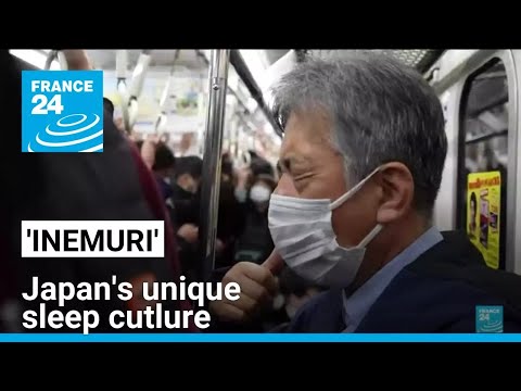 什麼時候都能睡！日本獨特的「睡眠文化」 (Japan's unique sleep cutlure: 'Inemuri', the art of taking power naps • FRANCE 24 English)