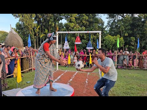 A unique and hilarious game with village women #funny #comedy #funny moments #alamin #alamin9930
