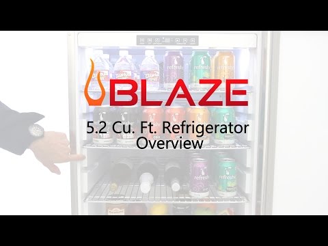 Blaze 5.2 Cu. Ft. Outdoor Compact Refrigerator Overview Video