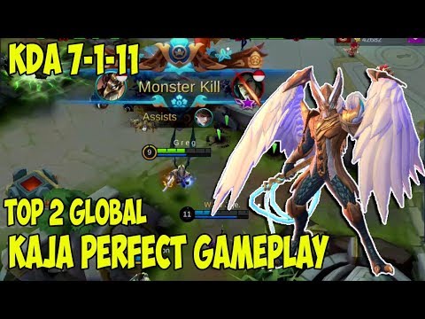 Kaja Perfect Gameplay - Top 2 Global kaja By G r e g - Mobile Legends