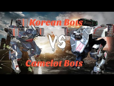 All Camelot Vs All Dash Bots+Inquisitor With Live Commentary (Part 2)  | War Robots [WR]