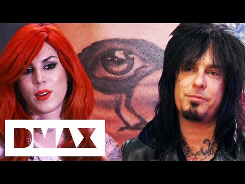 Kat Von D tätowiert Rabenaugen für Ex-Freundin Nikki Sixx | LA Ink